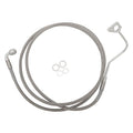 Goodridge 15-23 HD FLTRX/FLTRXS (w/ABS) +6in Clear Brake Line Kit w/Black Fittings