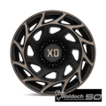 XD860 22X12 5X5.0 S-BLK BRZTCC -44M