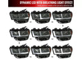 2500 3500 HEADLIGHT WITH DRL LIGHT BAR CHROME HOUSING AND SMOKED LENS