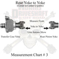 XJ REAR 1310 CV GREASEABLE DRIVESHAFT [MUST HAVE A SYE KIT INSTALLED]