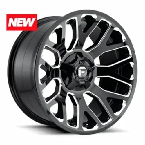 D607 20X10 8X6.5 GL-BLK-MIL -18MM