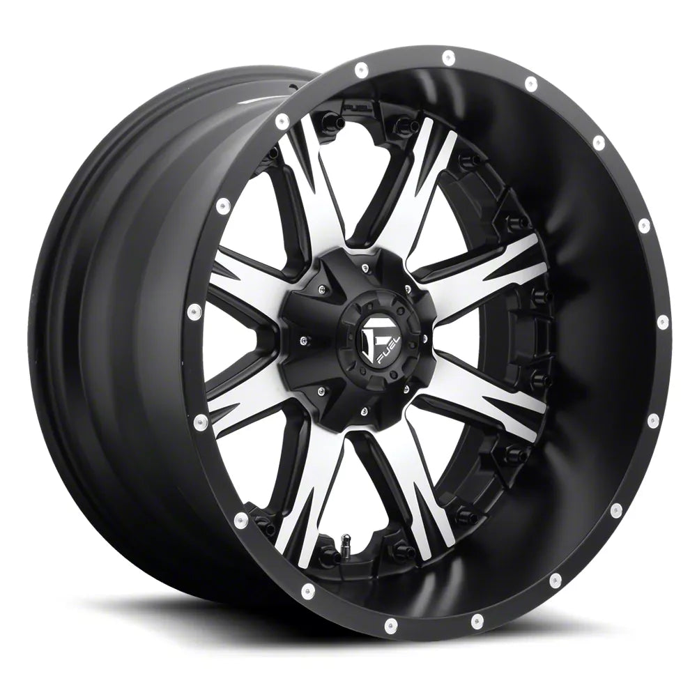 D541 20X10 8X180 MT-BLK-MACH -12MM