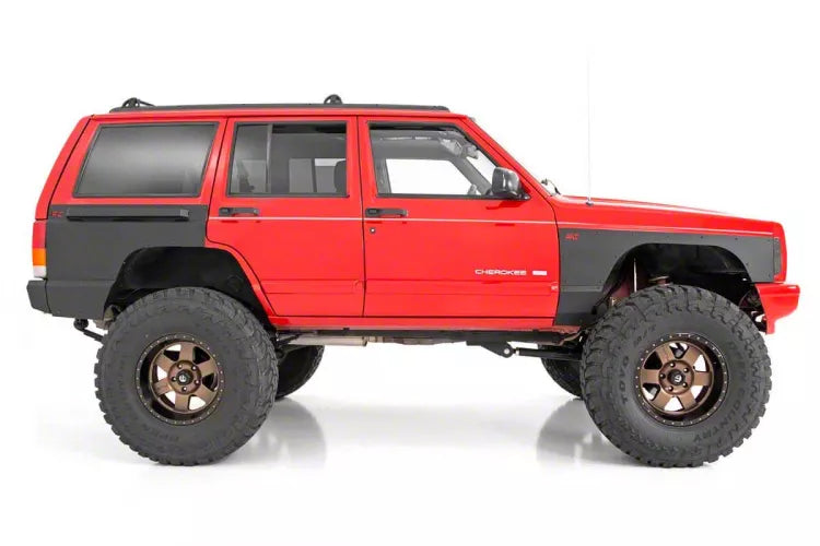 1x 10575 1x 10576 1x 10572 1x 10574 Full Body Armor FR RR Combo Jeep Cherokee XJ 2WD 4WD (97-01)