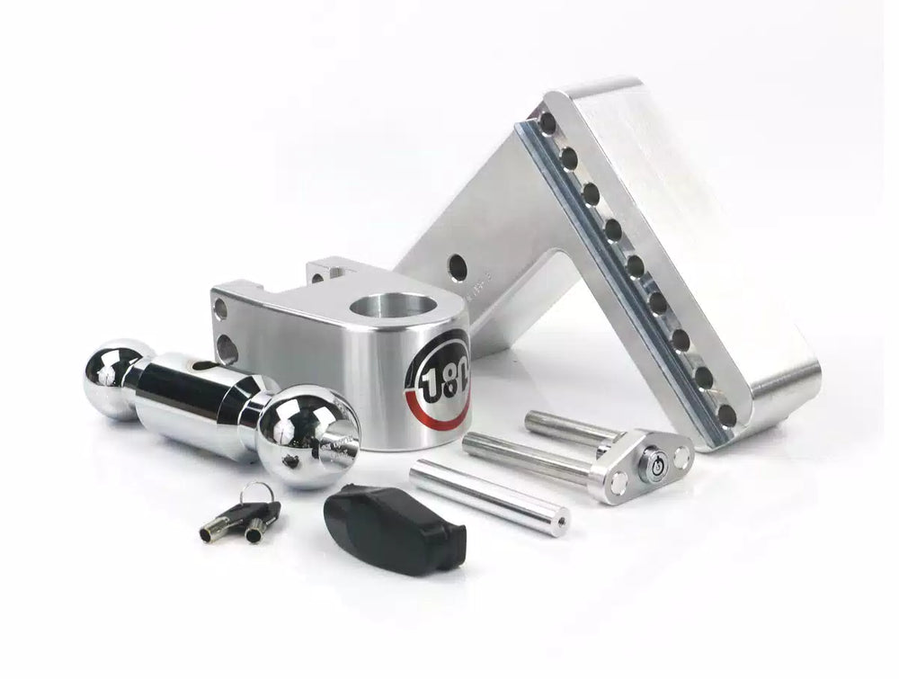 TURNOVER BALL 6" DROP HITCH W/ 3