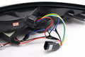 LED TAIL LIGHTS ALL BLACK HOUSING WITH CLEAR LENS