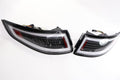 LED TAIL LIGHTS ALL BLACK HOUSING WITH CLEAR LENS