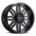 SPLIT GLOSS BLACK MILLED 20X10 8X16