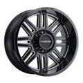 SPLIT GLOSS BLACK MILLED 20X10 8X16