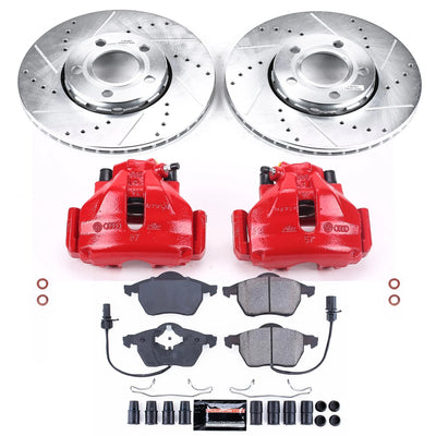 Power Stop 99-01 Audi A4 Front Z23 Evolution Sport Brake Kit w/Calipers