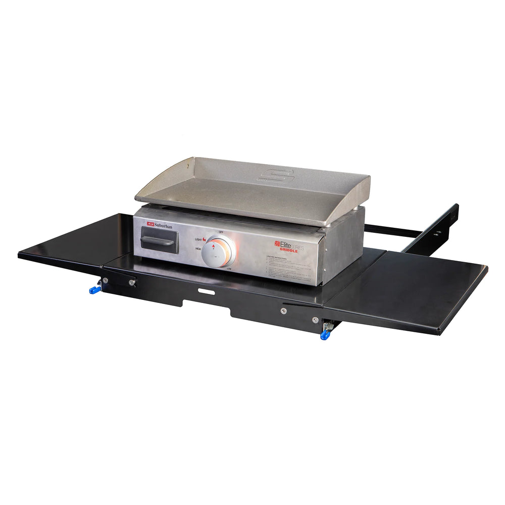 SLIDE OUT AND DROP DOWN GRIDDLE TRAY 100% EXTENSION 21.25IN X 14.7IN TABLE 5.5IN