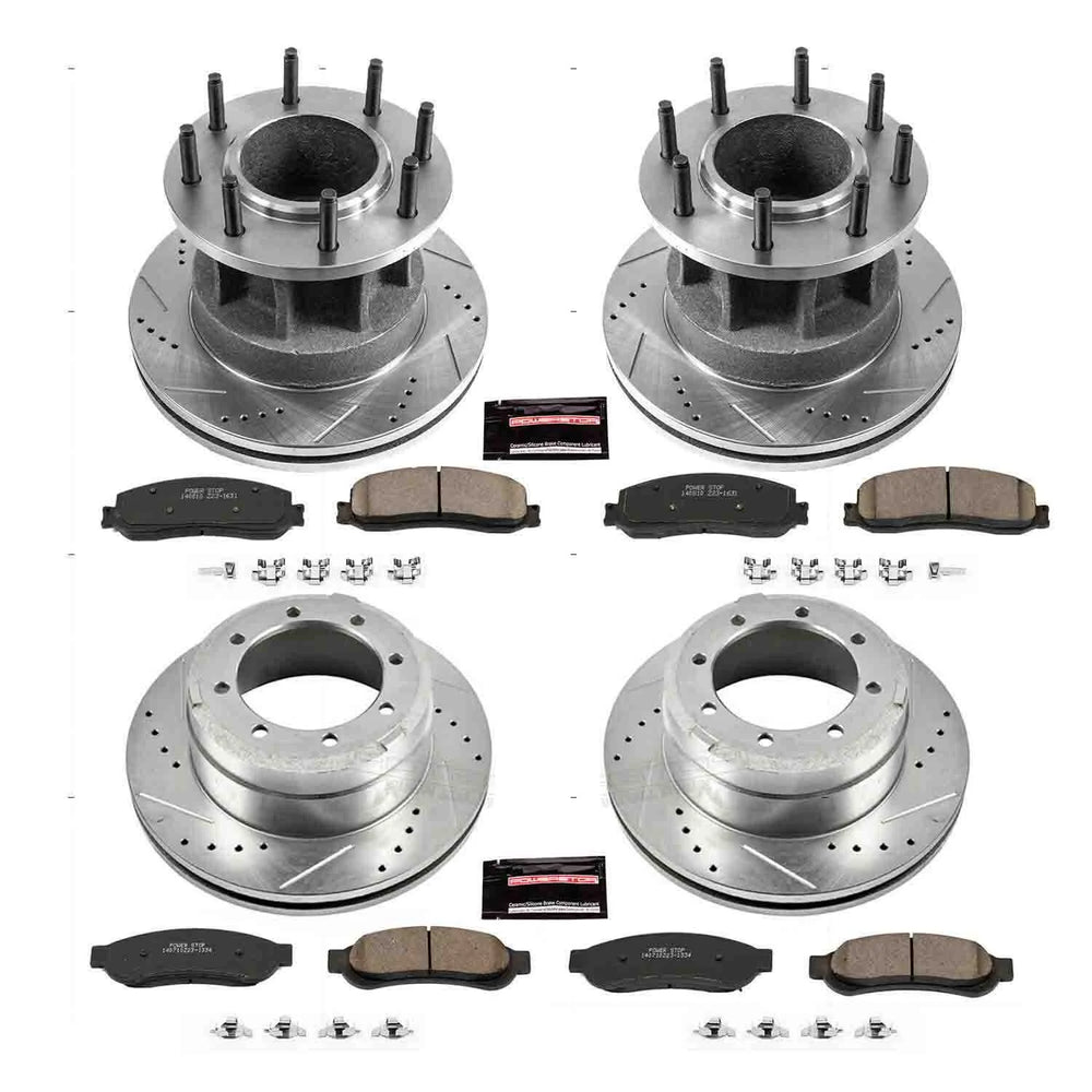 Power Stop 12-16 Kia Sportage Front & Rear Z23 Evolution Sport Brake Kit