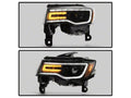 1721 GRAND CHEROKEE (FIT HALOGEN MODEL) LED DRL PROJECTOR HEADLIGHTS OE PLUS BL