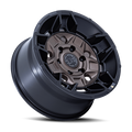 Wheel Pros GUARD 17X8.5 5X4.5 72 25 B-BRNZ M-BLK BR028ZB17851225