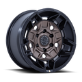 Wheel Pros GUARD 17X8.5 5X4.5 72 25 B-BRNZ M-BLK BR028ZB17851225