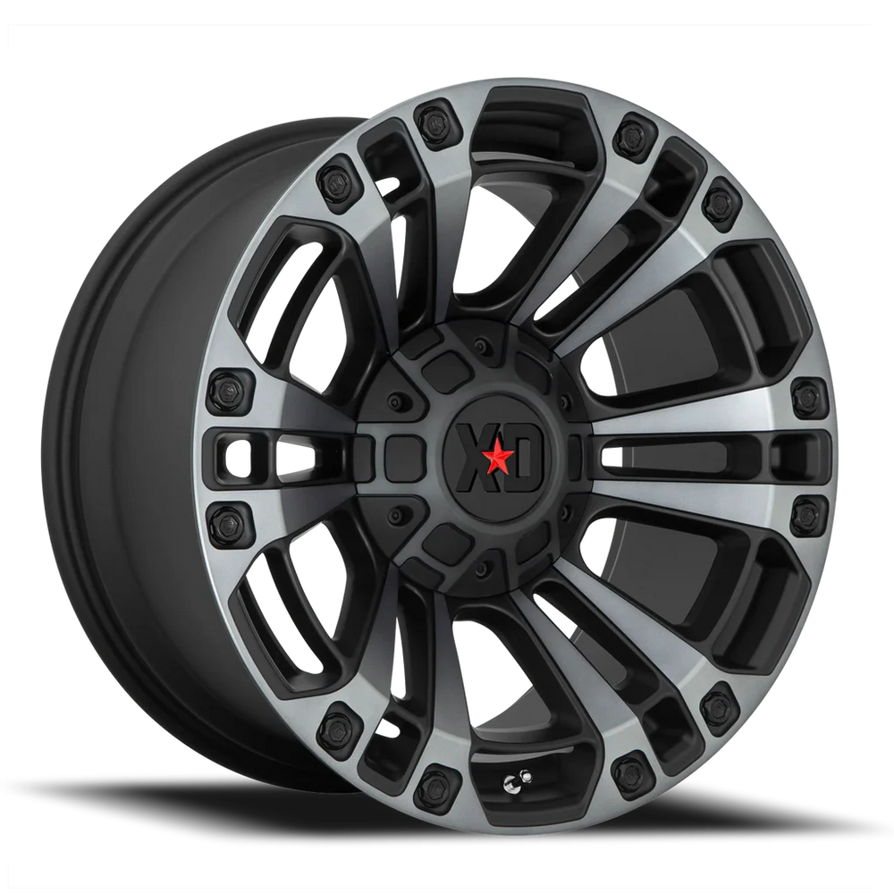 KMC Wheels black auto part