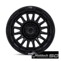 BR025 17X9 6X5.5 M-BLK G-BLK -12MM