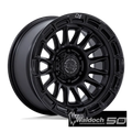BR025 17X9 6X5.5 M-BLK G-BLK -12MM