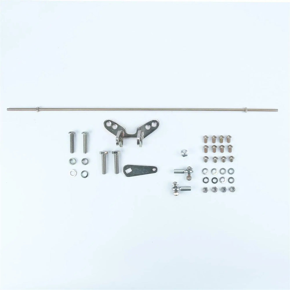 TAIL MOUNT SHIFTER GM 4L80 TRANS W/CHROME 6IN STRAIGHT LEVER & MUSHROOM KNOB