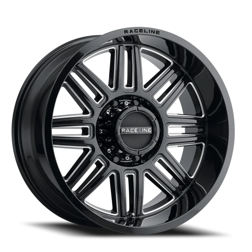 SPLIT GLOSS BLACK MILLED 20X10 6X13