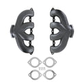Lt Swap Exhaust Manifolds Center Dump Black Ceramic Multi-Fit GM Gen V Lt Engines 2.50-In. Outlet Block Hugger Style With Center Dump Outlet Hooker BlackHeart