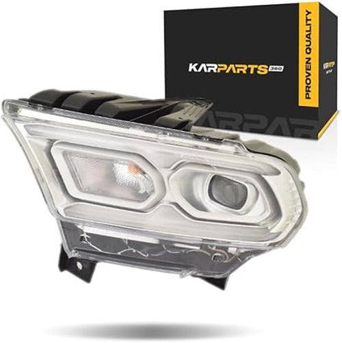 CAPA DG DURANGO 2125 HEADLIGHT ASSY STD TYPE CHROME W/O LOGO LH