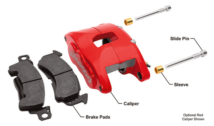 Wilwood D52 Rear Caliper Kit - Grey Ano 1.25 / 1.25in Piston 1.28in Rotor
