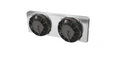 DUAL FAN & SHROUD W/RELAY