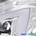 DODGE CHARGER DRL LED HALO PROJ HL/CHROME HOUSING CLR LENS