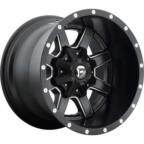 ~(41 lbs. 21X21X15)~ MAVERICK 18x12 6x135.00/6x139.70 MATTE BLACK MILLED (-44 mm)