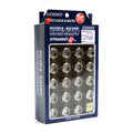Rays Dura-Nut L42 Straight Type 14x1.50 Lug Nut Set 16 Lug 4 Lock Set - Gun Metallic