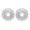 R1 Concepts Brake Rotor- D/S - Silver Fits Nissan Titan