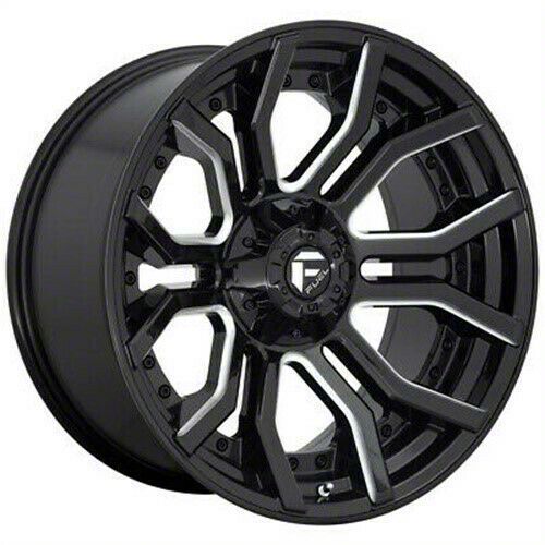 ~(47 lbs. 23X23X13)~ RAGE 20x10 8x180.00 GLOSS BLACK MILLED (13 mm)