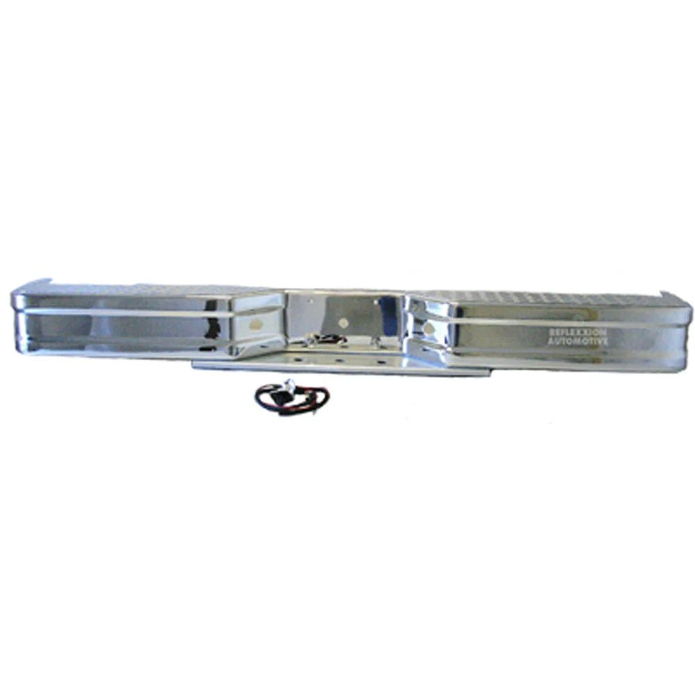 9206 FORD VAN REAR STEPBUMPER UNIVERSAL STYLE CHROME ASSEMBLY