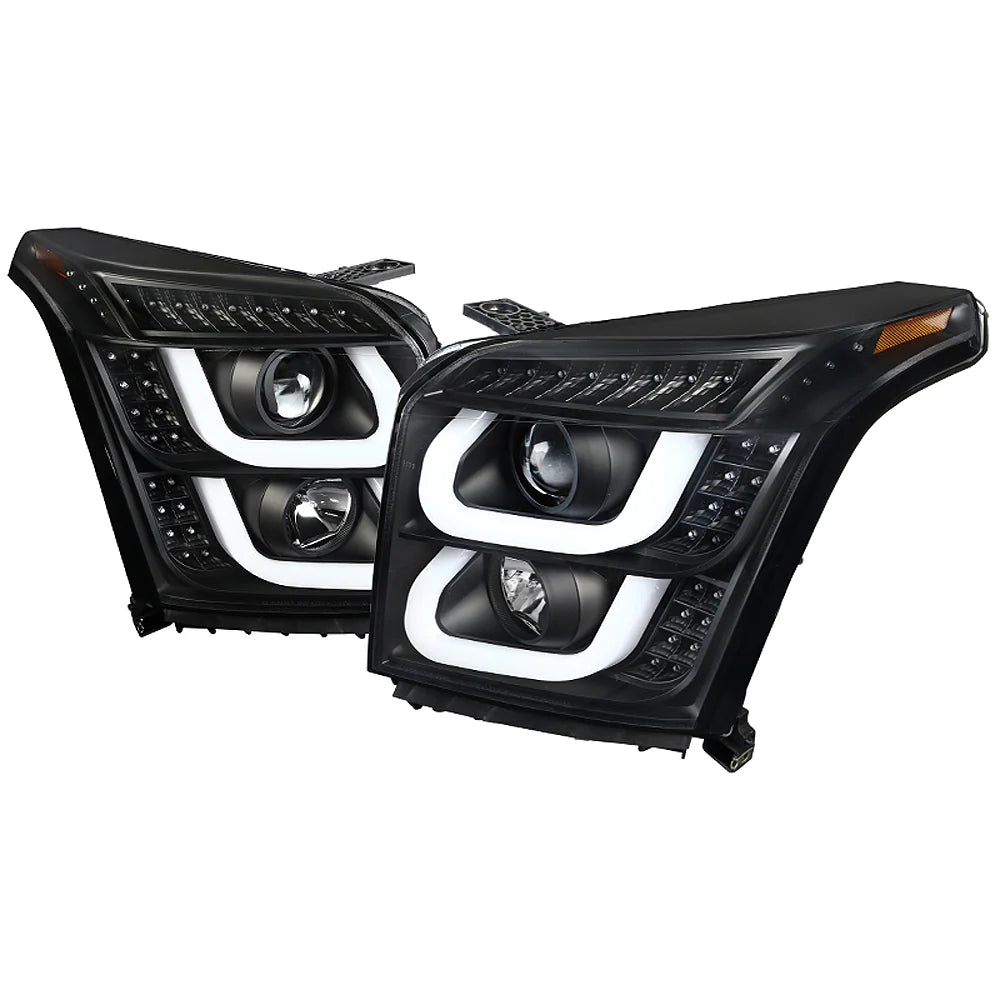 PROJECTOR HEADLIGHTS- GLOSSY BLACK
