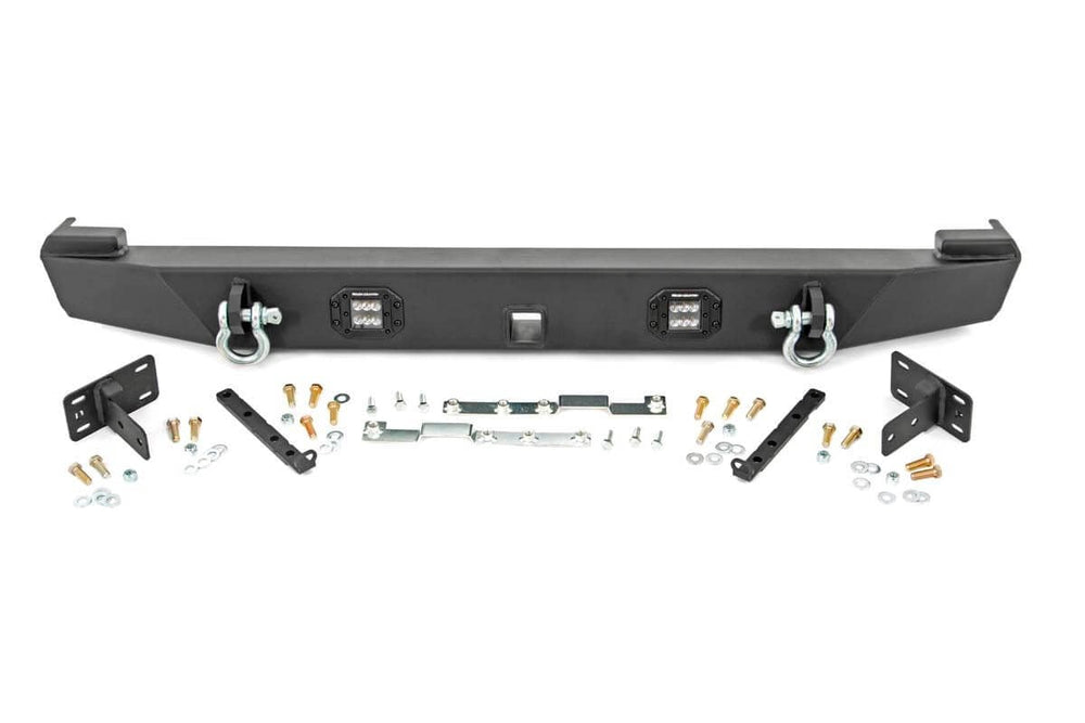 1x 110504BOX1 1x 110504BOX2 Rear Bumper Jeep Cherokee XJ 2WD 4WD (1984-2001)