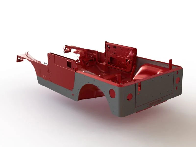 ~(60 lbs. 57X16X13)~ Jeep TJ Factory Cut Corner Guards 97-06 Wrangler TJ Bare Steel Pair Motobilt