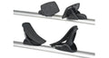 ~(14 lbs. 57X7X6)~ Vortex ROC25 Flush Black 2 Bar Roof Rack