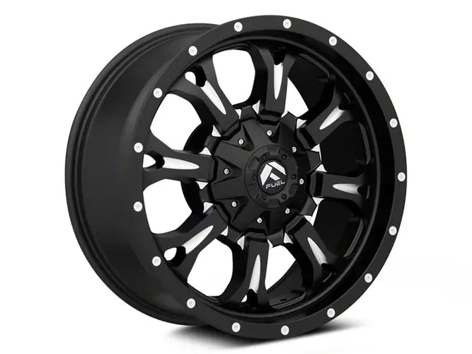 ~(45 lbs. 23X23X13)~ KRANK 20x10 5x127.00/5x139.70 MATTE BLACK MILLED (-24 mm)