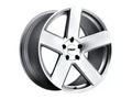 ~(38 lbs. 22X22X12)~ TSW BRISTOL 20x10.0 5/114.3 ET40 CB76.1 SILVER W/MIRROR CUT FACE