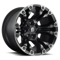 Fuel Wheels black auto part