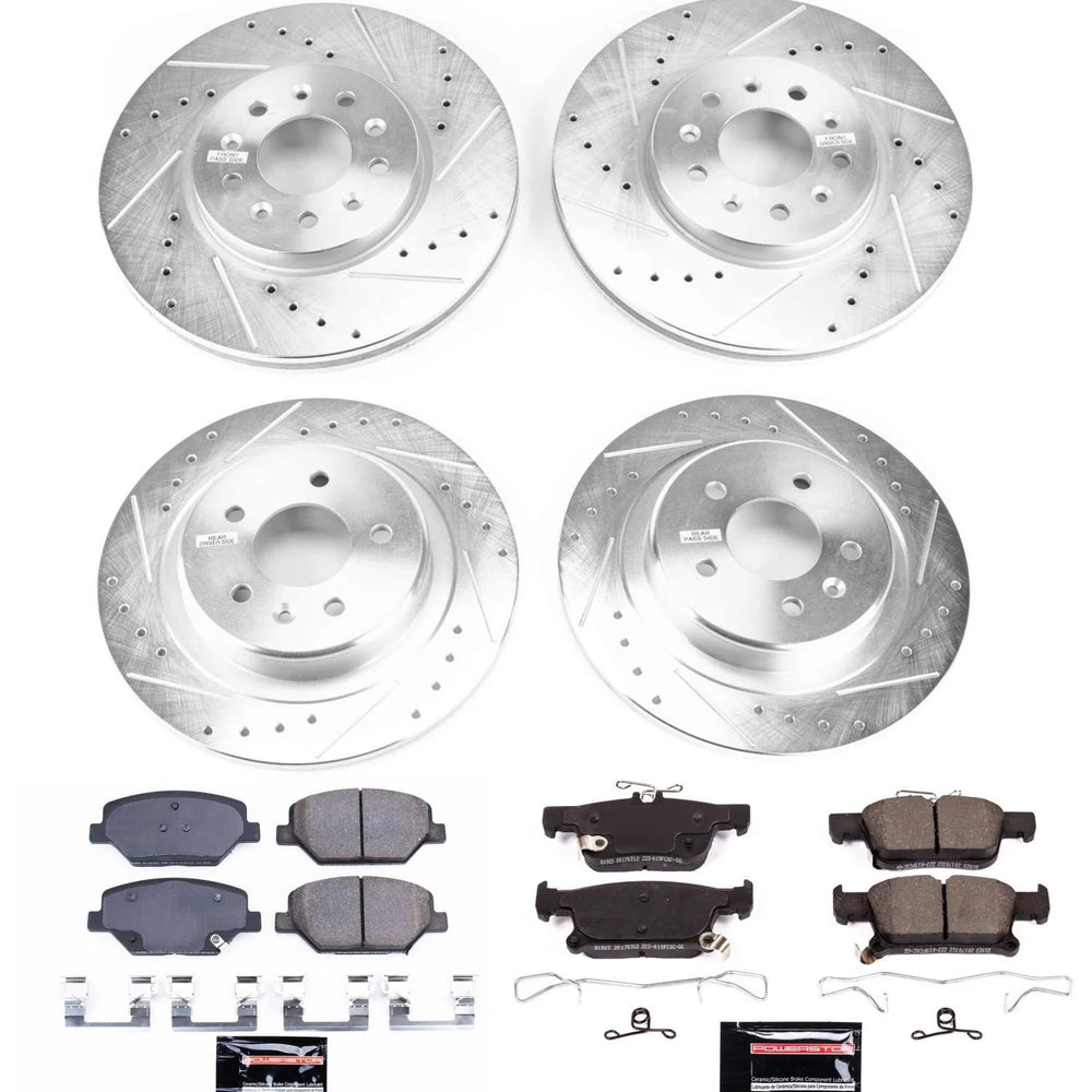 Power Stop 16-18 Buick Envision Front & Rear Z23 Evolution Sport Brake Kit