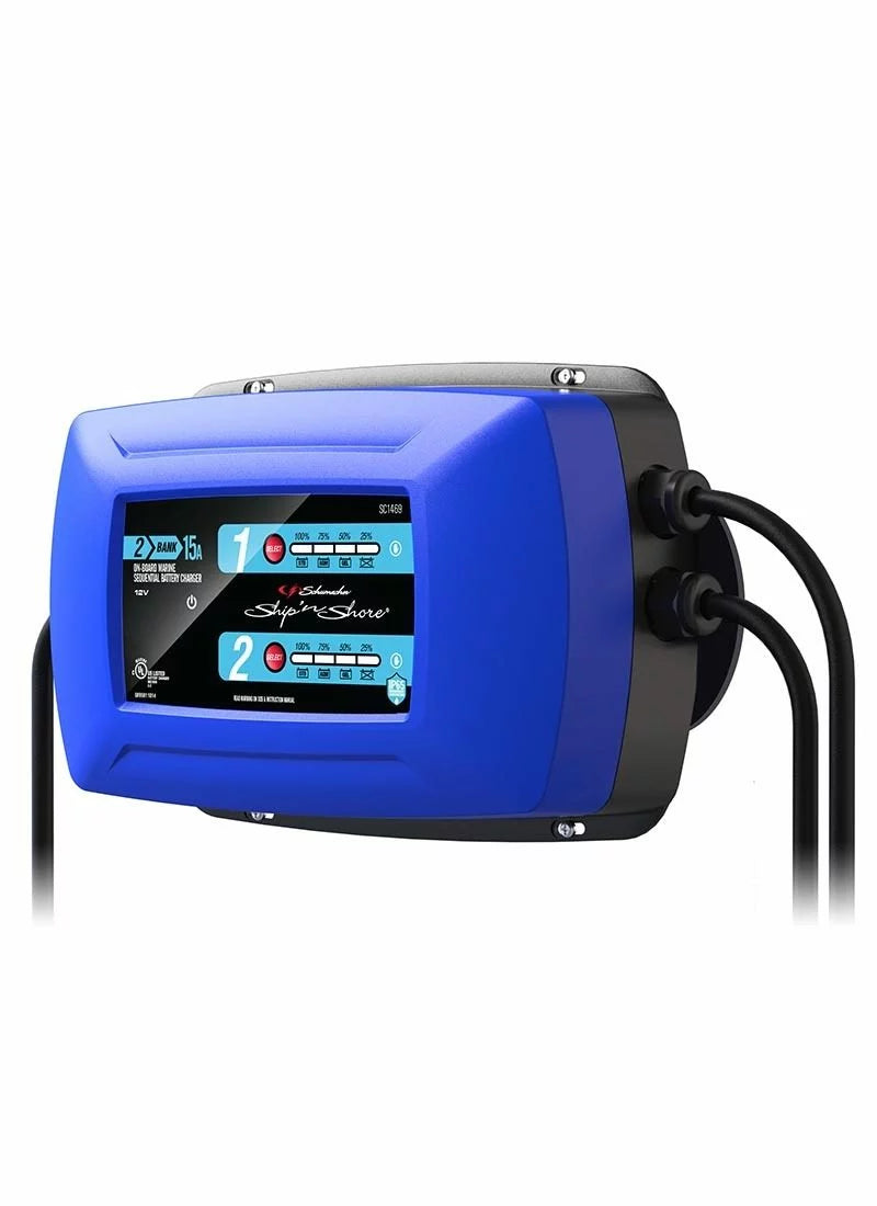 15 AMP / 2 BANK MARINE CHARGER