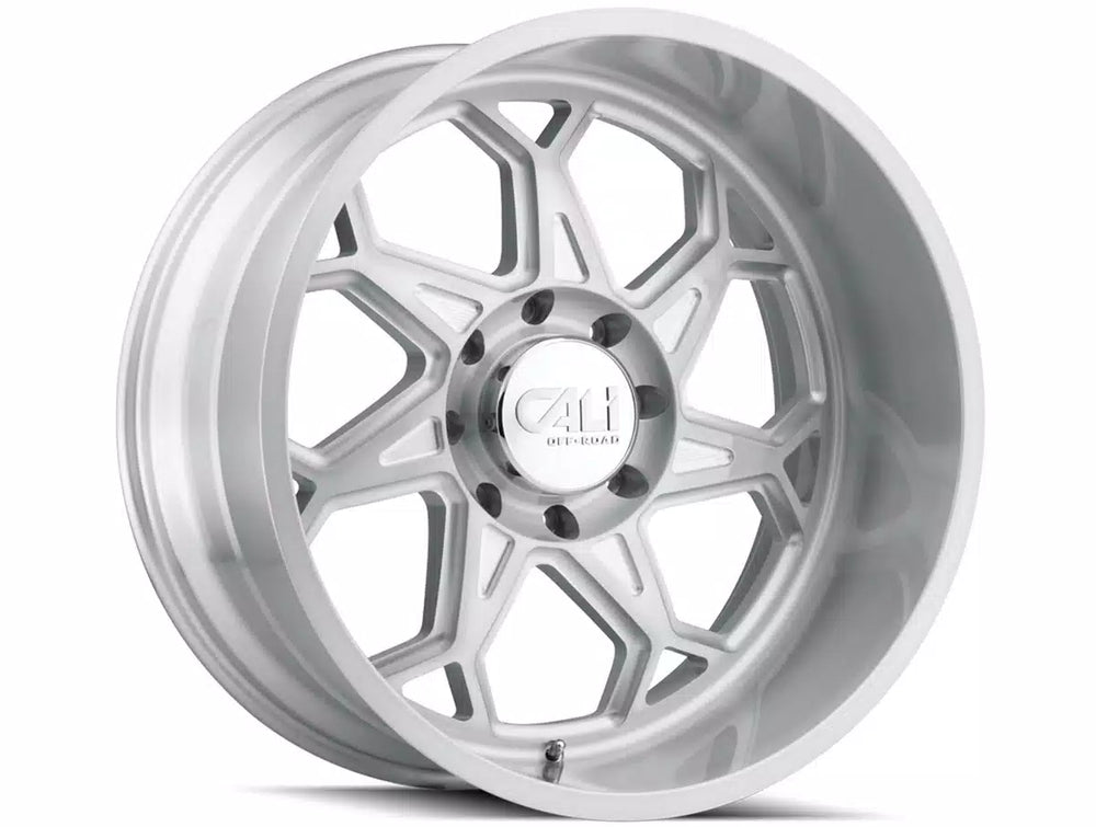 ~(44 lbs. 22X22X13)~ SEVENFOLD (9111) BRUSHED AND CLEAR COATED 20X12 8-165.1 -51mm 130.8mm