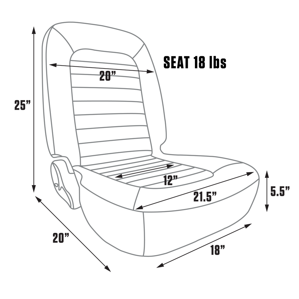 CLASSIC W/O HEADREST BARE LEFT