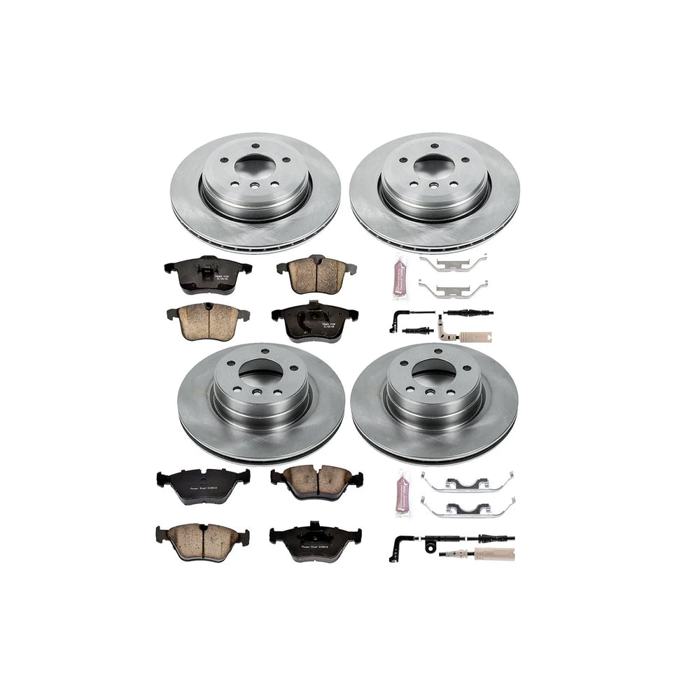 Power Stop 04-05 BMW 525i Front & Rear Autospecialty Brake Kit