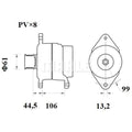 Alternator MG 802