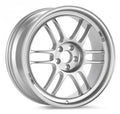 Enkei RPF1 18x10.5 5x114.3 15mm Offset 73mm Bore Silver Wheel G35/350z