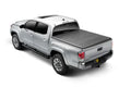 Trifecta 2.0 Tonneau Cover Black Leather Grained Fabric 2007-2013 Toyota Tundra 8' Bed with Deck Rail System Extang