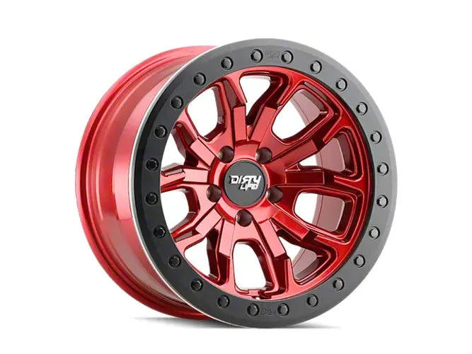 DIRTY LIFE DT-1 9303 CRIMSON CANDY RED 17X9 5-127 -12MM 78.1MM