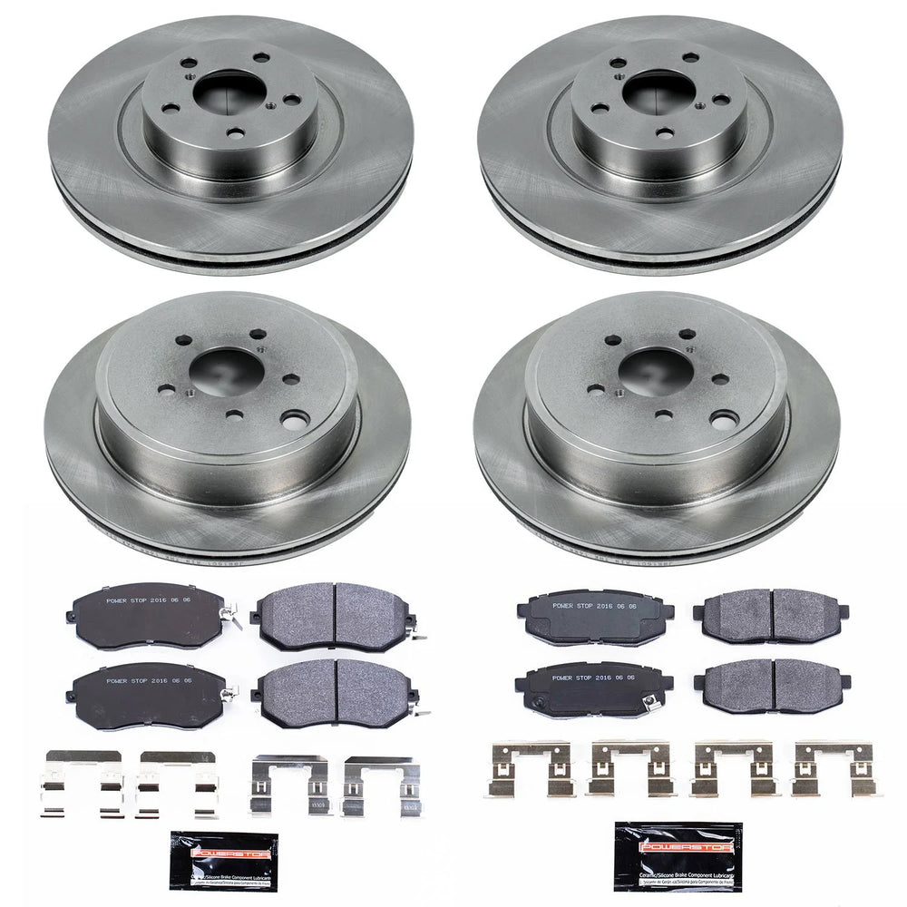 Power Stop 13-16 Scion FR-S Front & Rear Track Day SPEC Brake Kit